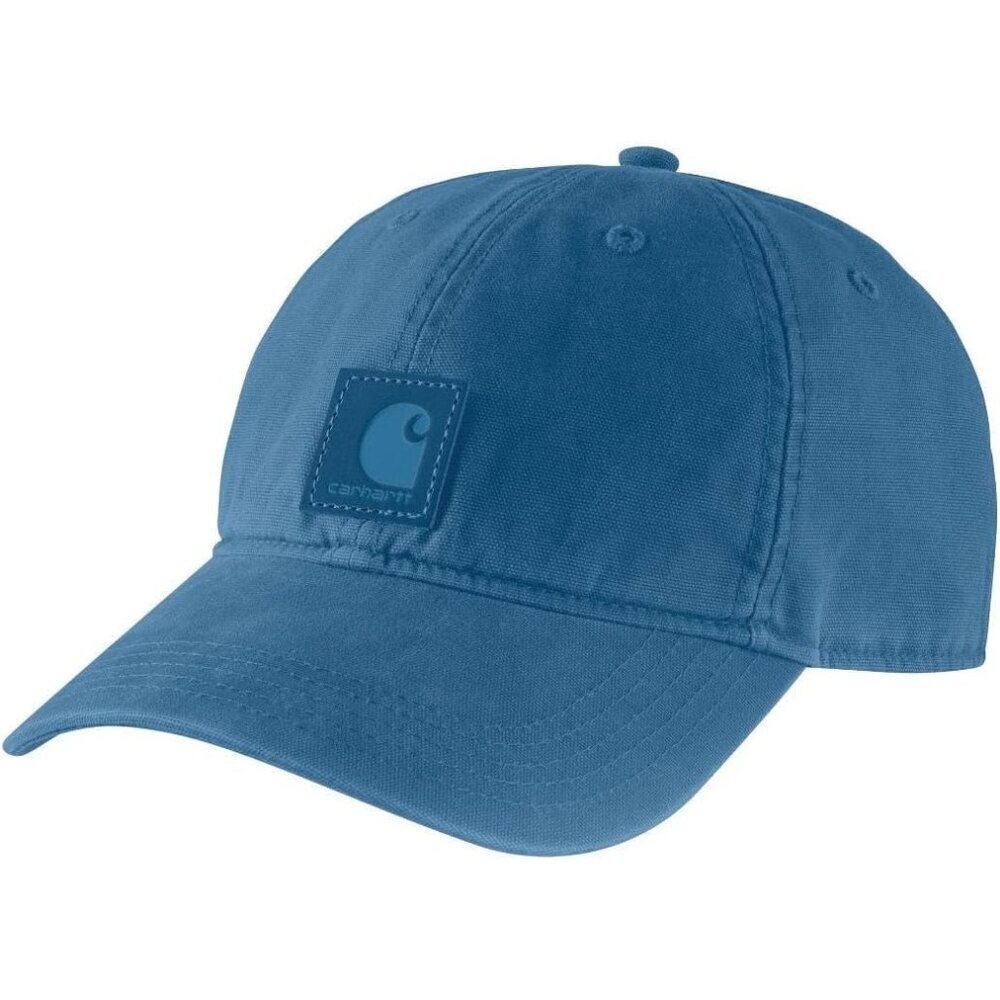 Men's Dark Horizon Blue 100% Cotton Canvas Cap Hand Wash Only Imported